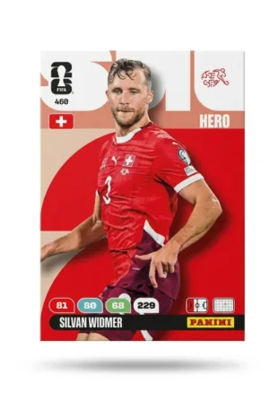 Silvan Widmer Suiza Base #460 - Mundial Fútbol 2026 - Panini