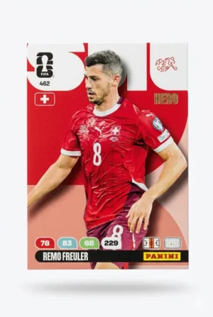 Remo Freuler Suiza Base #462 - Mundial Fútbol 2026 - Panini