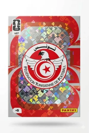 Escudo Túnez Base #467 - Mundial Fútbol 2026 - Panini