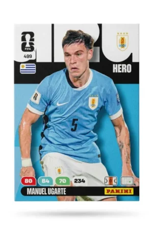 Manuel Ugarte Uruguay Base #499 - Mundial Fútbol 2026 - Panini