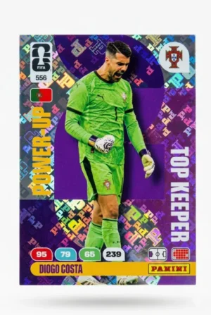 Diogo Costa Portugal Top Keeper #556 - Mundial Fútbol 2026 - Panini