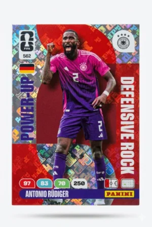 Antonio Rudiger Alemania Defensive Rock #562 - Mundial Fútbol 2026 - Panini