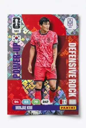 Min-jae Kim Corea del Sur Defensive Rock #563 - Mundial Fútbol 2026 - Panini