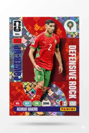 Achraf Hakimi Marruecos Defensive Rock #564 - Mundial Fútbol 2026 - Panini