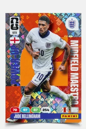 Jude Bellingham Inglaterra Midfield Maestro #573 - Mundial Fútbol 2026 - Panini