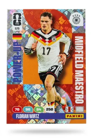 Florian Wirtz Alemania Midfield Maestro #575 - Mundial Fútbol 2026 - Panini