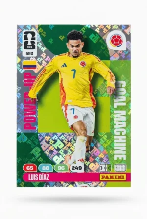 Luis Díaz Colombia Goal Machine #590 - Mundial Fútbol 2026 - Panini