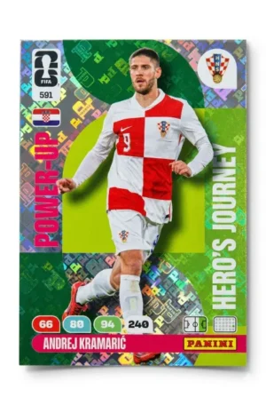 Andrej Kramaric Croacia Goal Machine #591 - Mundial Fútbol 2026 - Panini