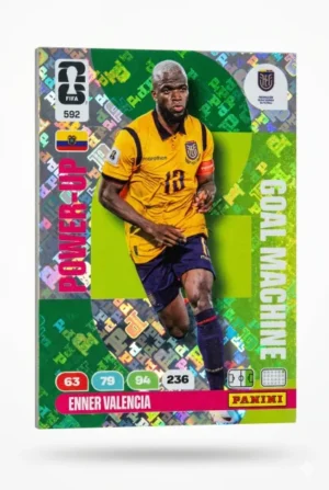 Enner Valencia Ecuador Goal Machine #592 - Mundial Fútbol 2026 - Panini