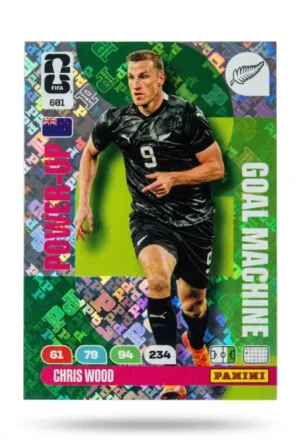 Chris Wood Nueva Zelanda Goal Machine #601 - Mundial Fútbol 2026 - Panini