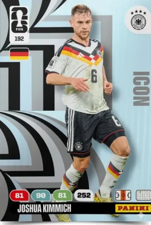 Joshua Kimmich Alemania Icon #192 - Mundial Fútbol 2026 - Panini