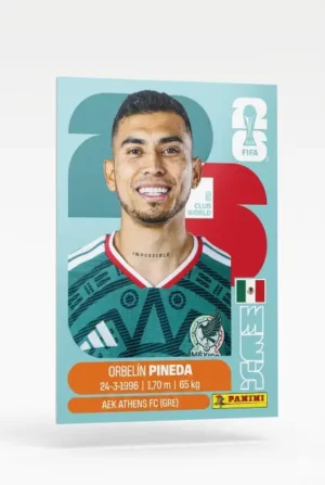 Orbelin Pineda México Base #MEX011 - Mundial Fútbol 2026