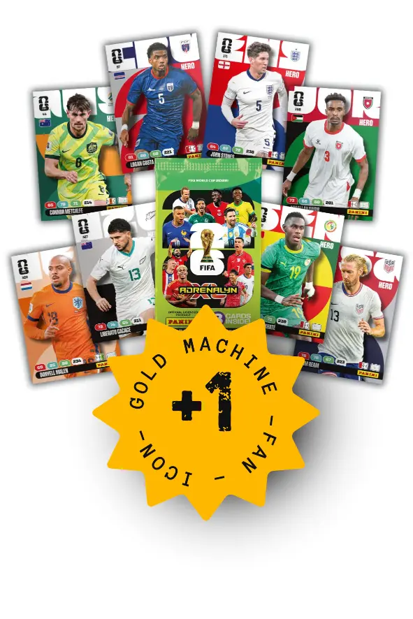 20 Cartas sueltas sin repetir + 1 Regalo 1 packs 20 cartas sueltas adrenalyn xl