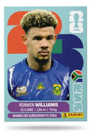 Ronwen Williams Sudáfrica Base #RSA002 - Mundial Fútbol 2026