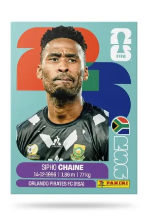 Sipho Chaine Sudáfrica Base #RSA003 - Mundial Fútbol 2026