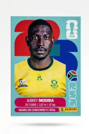 Aubrey Modiba Sudáfrica Base #RSA004 - Mundial Fútbol 2026