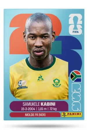 Samukele Kabini Sudáfrica Base #RSA005 - Mundial Fútbol 2026